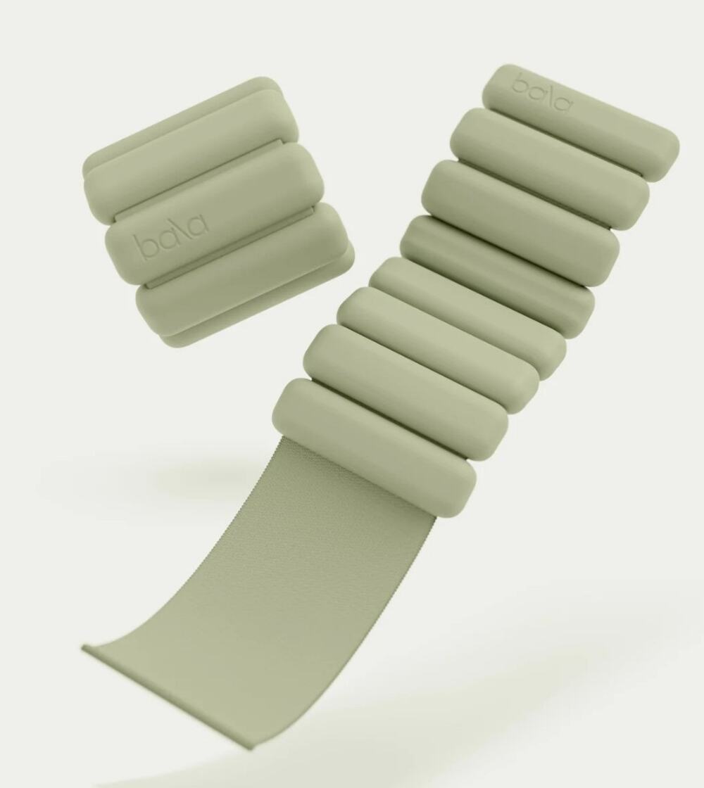 New Bala Bangles pair of 1LBS each Wrist/Ankle Weights in Sage
